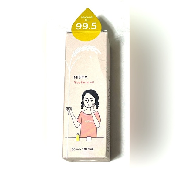 MIDHA Other - MIDHA Rice Facial Oil 99.5 Natural Oil 30ml NIB